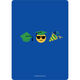 Blue Class of Emoji Graduation Invitations Image 2 of 5